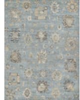 Exquisite Rugs Heirloom Hand Knotted 3983 Light Blue - Multi Area Rug
