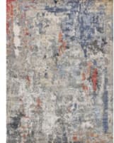Exquisite Rugs Laureno Hand Knotted 4022 Blue - Grey - Multi Area Rug