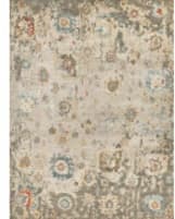 Exquisite Rugs Essex 4032 Tan/Blue/Rust Area Rug