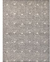 Exquisite Rugs Eaton Hand Knotted 4036 Silver - Grey - Ivory Area Rug