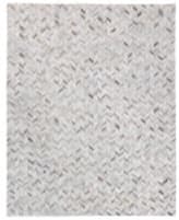 Exquisite Rugs Natural Hide Hair On Hide 4062 Silver Area Rug