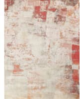 Exquisite Rugs Fine Pure Silk Hand Knotted 4215 Beige - Orange - Gold Area Rug