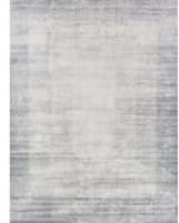 Exquisite Rugs Fine Pure Silk Hand Knotted 4229 Ivory - Blue - Multi Area Rug