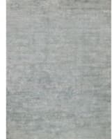 Exquisite Rugs Plush Hand Knotted 4642 Gray Area Rug