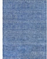 Exquisite Rugs Aldridge Hand Knotted 4826 Blue - Ivory Area Rug