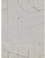 Exquisite Rugs Aries Hand Knotted 4919 Silver Area Rug