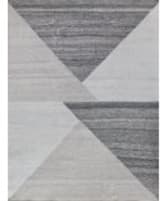 Exquisite Rugs Scandinavian Hand Woven 4955 Gray Area Rug