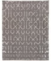 Exquisite Rugs Metro Velvet Hand Knotted 5057 Light Silver Area Rug