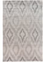 Exquisite Rugs Bamboo Silk Hand Knotted 5162 Light Silver Area Rug