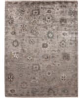 Exquisite Rugs Museum Hand Knotted 5198 Silver - Brown Area Rug