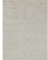Exquisite Rugs Merino Hand Knotted 5392 Silver Area Rug