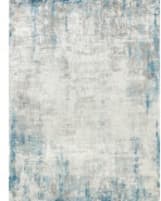 Exquisite Rugs Mercuri Power Loomed 5664 Silver - Blue Area Rug