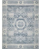 The Met x Exquisite Rugs Vintage Looms Power Loomed 5670 Light Blue