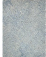Exquisite Rugs Naturals Hand Tufted 6783 Blue - Ivory Area Rug