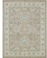 Exquisite Rugs Claremont Oushak Hand Tufted 6795 Light Brown - Ivory Area Rug