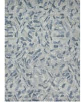 The Met x Exquisite Rugs Botanica Hand Tufted 6808 Blue - Ivory - Multi
