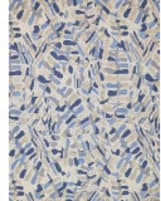 The Met x Exquisite Rugs Botanica Hand Tufted 6810 Navy - Ivory - Multi