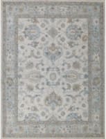 Exquisite Rugs Marietta Oushak Hand Tufted 6878 Ivory - Light Blue Area Rug