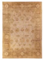 Exquisite Rugs Antique Weave Oushak Hand Knotted 8002 Brown Area Rug