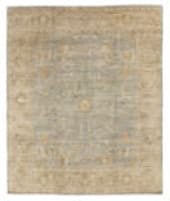 Exquisite Rugs Antique Weave Oushak Hand Knotted 8147 Light Green - Beige Area Rug