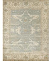 Exquisite Rugs Antique Weave Oushak 9214 Blue/Ivory Area Rug