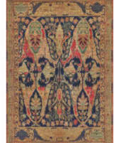 Exquisite Rugs Jurassic Hand Knotted 9368 Blue - Beige Area Rug
