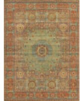 Exquisite Rugs Mamluk Hand Knotted 9404 Green - Light Blue Area Rug