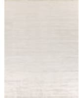 Exquisite Rugs Dove Plain Hand Woven 9661 White Area Rug