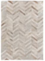 Exquisite Rugs Natural Hide Hair on Hide 9771 White - Brown Area Rug