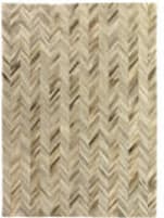 Exquisite Rugs Natural Hide Hair on Hide 9904 Ivory - Brown Area Rug