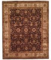 Kalaty Kabir Kb-360 Eggplant/Beige Area Rug