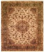 Kalaty Tabriz Tr-550 Ivory/Green Area Rug