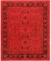 Famous Maker Overdye 37236 Red - Maroon Area Rug