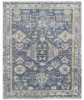 Famous Maker Candra 100282 Blue Area Rug