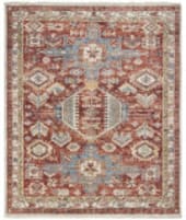 Famous Maker Candra 100286 Red Area Rug