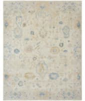 Famous Maker Magan 100187 Parchment - Vintage Blues Area Rug