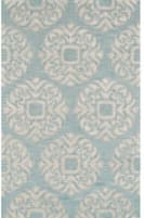 Famous Maker Transitional Pbw-784 Green - Silver Area Rug