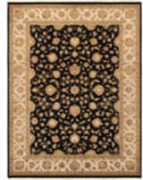 Famous Maker Agra Pdde-1 Black - Ivory Area Rug