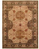 Famous Maker Agra Ph-260 Ivory - Green Area Rug