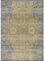 Famous Maker Chelsea Rc-5523 Grey - Gold Area Rug