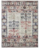 Famous Maker Soumak Crown 1001188 Greys - Multi Area Rug