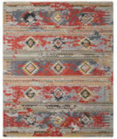 Famous Maker Soumak Crown 1001191 Canyon Red - Greys Area Rug