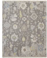 Famous Maker Soumak 100556 Grey Area Rug