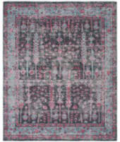 Famous Maker Taylor 100660 Carbon - Sky - Rose Area Rug