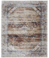 Feizy Melrose 39NZF Ivory - Rust Area Rug