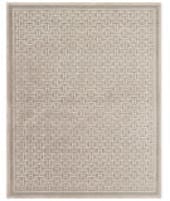 Feizy Saphir Zam 3097f Pewter - Light Gray Area Rug