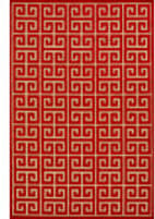 Feizy Raphia I 3286f Tan - Red Area Rug