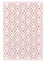 Feizy Saphir Mira 3490f Blush - White Area Rug