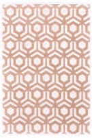 Feizy Saphir Mira 3498f Blush - White Area Rug