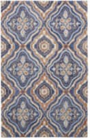 Feizy Rhett I8072 Blue - Rust Area Rug